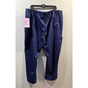 New Mens Landau ProFlex Cargo Short Pants Size 3XL Navy